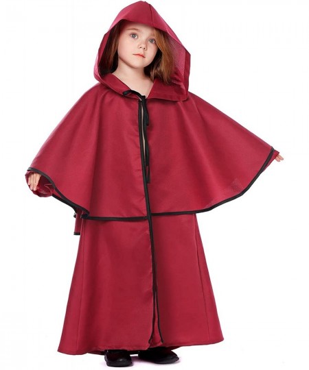 Renaissance Hoodies Robe Costume for Kids Halloween Mystery Cloak with Hood $29.28 - Kids' Costumes