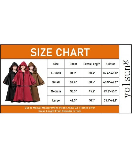 Renaissance Hoodies Robe Costume for Kids Halloween Mystery Cloak with Hood $29.28 - Kids' Costumes