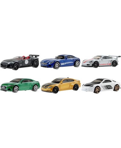 Themed Multipacks of 6 Toy Cars 1:64 Scale Authentic Decos Popular Castings Rolling Wheels Gift for Kids 3 Years Old & Up & C...