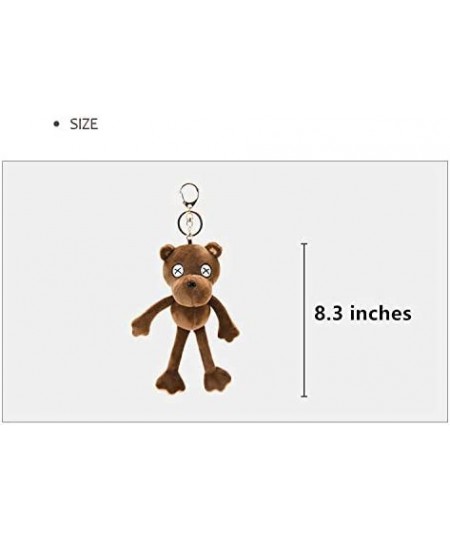 Animal Plush Keychain Cute Stuffed Toy and Interesting Backpack Doll Pendant for Kids or Friends (Pea Bear-Brown) $17.55 - St...