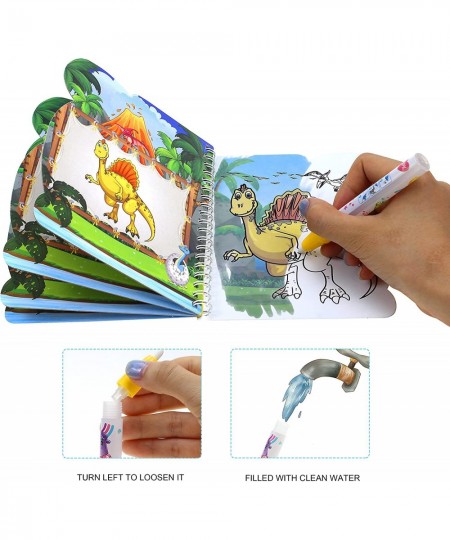 Water Coloring Books with Pen Painting Board Gift for Kids Drawing Toy $26.56 - Craft Kits