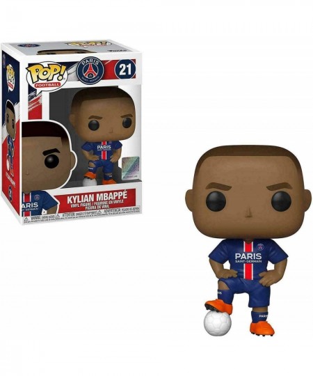 POP! Sports Soccer Paris Saint Germain's Kylian Mbappe 21 Action Figure (Bundled with Box Protector to Protect Display Box) $...