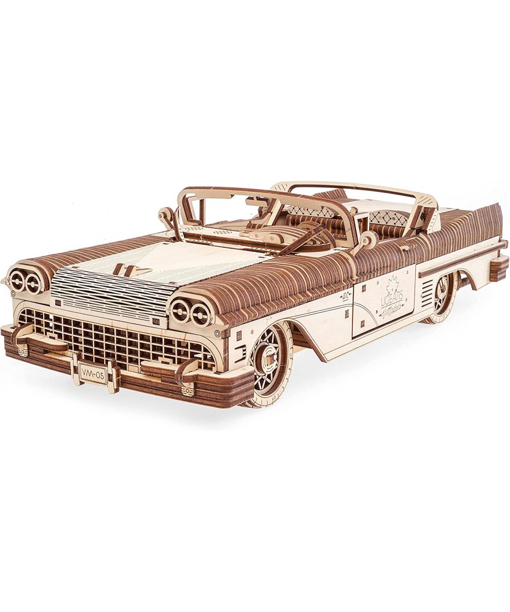 Mechanical Wooden 3D Puzzle Model Dream Cabriolet VM-05 $74.07 - 3-D Puzzles