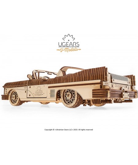 Mechanical Wooden 3D Puzzle Model Dream Cabriolet VM-05 $74.07 - 3-D Puzzles