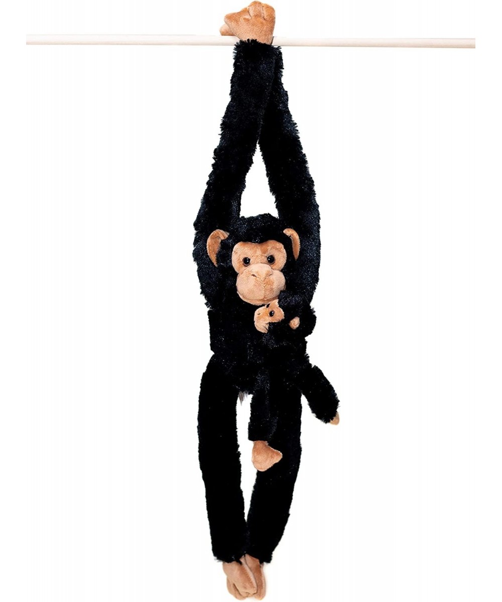 28-Inch Hanging Monkey Stuffed Animal With Baby - Monkey Toy with Specially Designed Ultra Soft Plush Feel - Hands and Feet C...