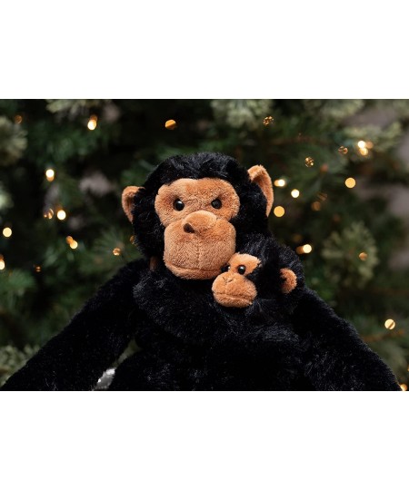 28-Inch Hanging Monkey Stuffed Animal With Baby - Monkey Toy with Specially Designed Ultra Soft Plush Feel - Hands and Feet C...