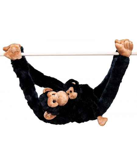 28-Inch Hanging Monkey Stuffed Animal With Baby - Monkey Toy with Specially Designed Ultra Soft Plush Feel - Hands and Feet C...