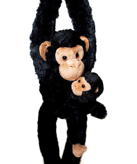 28-Inch Hanging Monkey Stuffed Animal With Baby - Monkey Toy with Specially Designed Ultra Soft Plush Feel - Hands and Feet C...