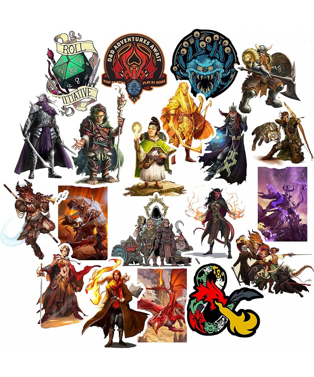 Dungeons and Dragons Stickers（20 pcs Large Size）Gifts Games DND Merch Party Supplies Decor Decals Vinyls for Suitcase Laptop ...