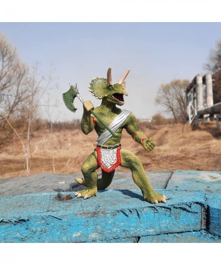 Dinosaur Toys - Triceratops Warrior - Action Figure – Green - 8 inch $31.47 - Action Figures