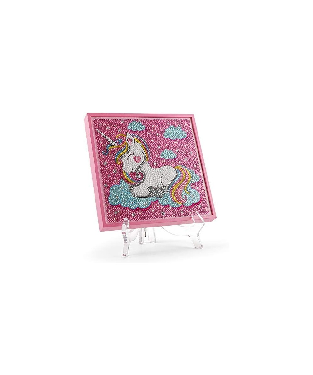 Unicorn 5D Diamond Painting for Kids with Wooden Frame Unicorn Diamond Arts and Crafts Sets for Boys & Girls Wooden Frame & S...