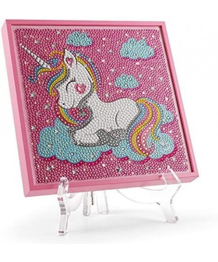 Unicorn 5D Diamond Painting for Kids with Wooden Frame Unicorn Diamond Arts and Crafts Sets for Boys & Girls Wooden Frame & S...