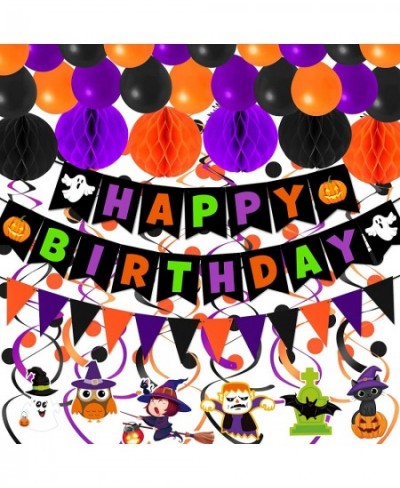 Halloween Birthday Party Decorations Happy Birthday Halloween Decorations for Kids Halloween Theme 1st Birthday Party Supplie...