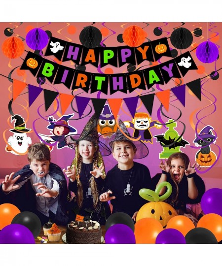 Halloween Birthday Party Decorations Happy Birthday Halloween Decorations for Kids Halloween Theme 1st Birthday Party Supplie...