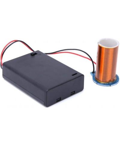 Mini Tesla Coil Kit Parts Arc-Free Battery Powered No Arc Remote Ignition Tesla Electronic DIY Kit Space-Free Lighting Electr...