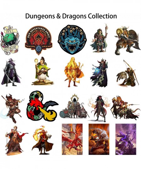 Dungeons and Dragons Stickers（20 pcs Large Size）Gifts Games DND Merch Party Supplies Decor Decals Vinyls for Suitcase Laptop ...