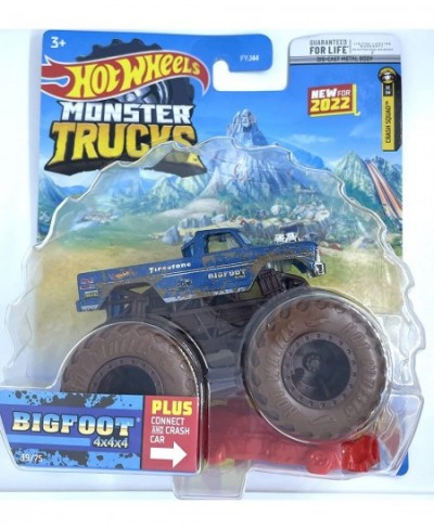 Monster Trucks 2022 - Bigfoot [Blue] 39/75 - Connect and Crash Car $39.28 - Kids' Play Cars & Race Cars