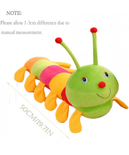 19" Caterpillar Stuffed Animal Colorful Stuffed Caterpillar Plush Pillow for Kids $23.61 - Kids' Plush Toy Pillows