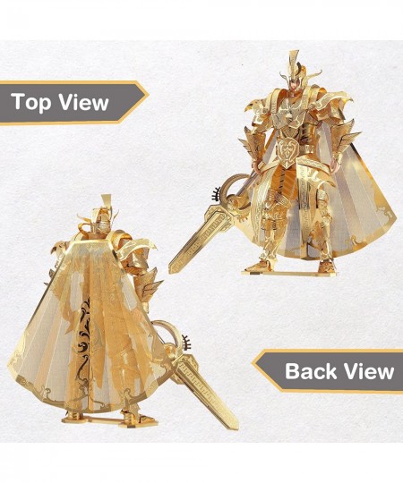 3D Metal Puzzles for Adults The Colonel of Qin Empire 3D Metal Figure Model Building KitsBrain Teaser DIY Handcraft Birthday ...