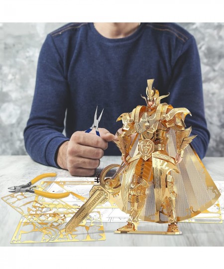 3D Metal Puzzles for Adults The Colonel of Qin Empire 3D Metal Figure Model Building KitsBrain Teaser DIY Handcraft Birthday ...