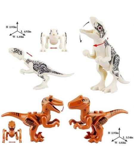 16 PCS Dino World Dinosaur Building Blocks Miniature Action Figures Jurassic Toys - Kids Bulk Party Favors Gift Pack $45.80 -...