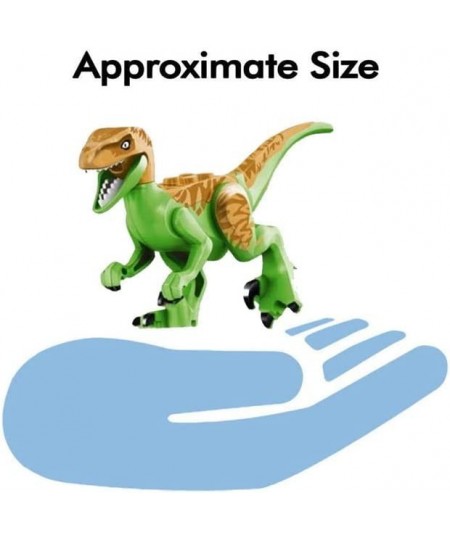 16 PCS Dino World Dinosaur Building Blocks Miniature Action Figures Jurassic Toys - Kids Bulk Party Favors Gift Pack $45.80 -...