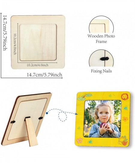 Picture Frame Painting Craft Kit Paint 6 Custom Wood Picture Frames Decorate Frames DIY Arts and Crafts Painting Kit for Kids...