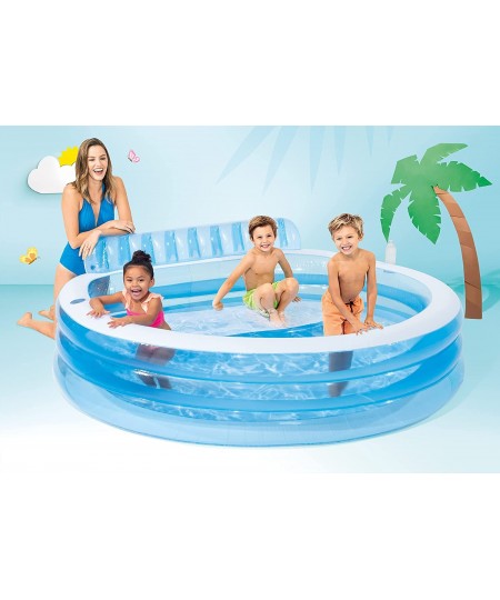 Swim Center™ Inflatable Family Lounge Pool 90" X 86" X 31" for Ages 3+ $76.46 - Swimming Pool & Outdoor Water Toys