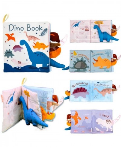 Baby Cloth Books Touch and Feel 3D Soft Books Dinosaur Sensory Toys with Tail Doll Newborn Books for Babies 0 3 6 12 Months B...