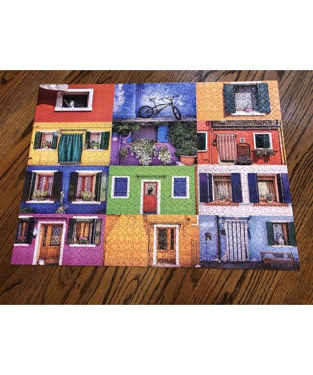 Jigsaw Puzzle Colorful Entryways 1000 Pieces $34.04 - Jigsaw Puzzles