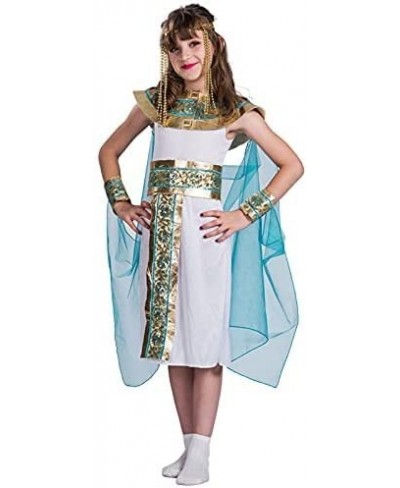 Halloween Girls Egyptian Queen Cleopatra Costume with Headpiece Kids Theme Party Outfit $57.31 - Kids' Costumes