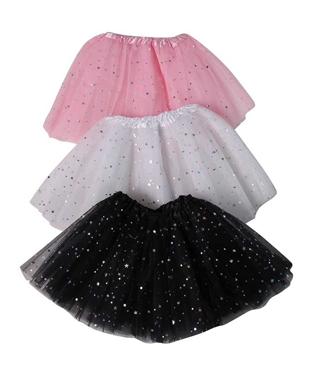 Girls Ballerina Sparkle or Chiffon Tutu Beginner 3 Pack Dress Up Set (Choose Color and Size) $20.75 - Kids' Dress-Up Accessories