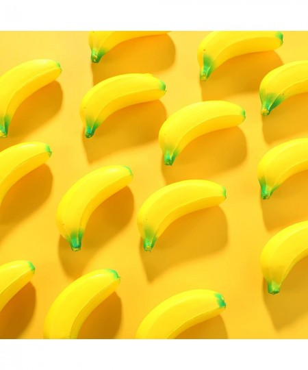 15 Pieces Banana Stress Toys Stretchy Bananas Stress Toys Banana PU Toys Relief Banana Stress Balls Tiny Party Supplies for S...