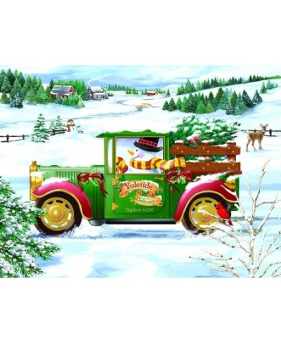 Snowman Delivery 300 pc Jigsaw Puzzle $31.94 - Jigsaw Puzzles