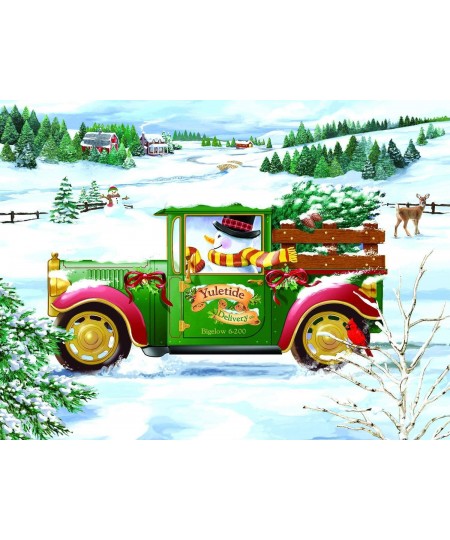 Snowman Delivery 300 pc Jigsaw Puzzle $31.94 - Jigsaw Puzzles