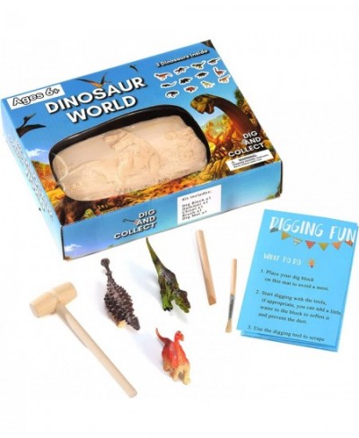 Dinosaur Dig Kit Dinosaur Toys for Kids - Dig up 3 Dinosaurs. Science STEM Activities - Educational Gifts Party Favors for Bo...