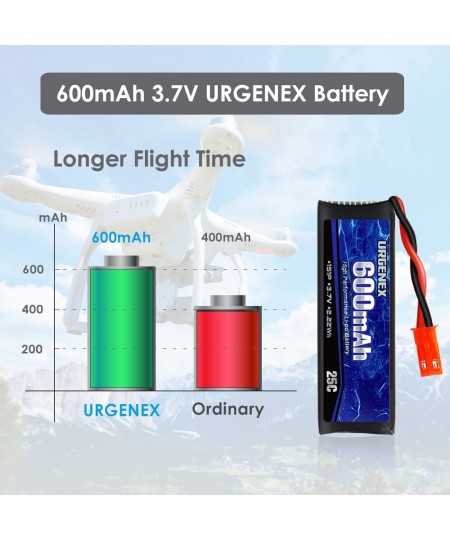 3.7v Lipo Battery 600mAh with JST Plug 1S Li-Po Battery with X5 Battery Charger for UDI U817 U817A V959 V222 V929 RC Drone Qu...