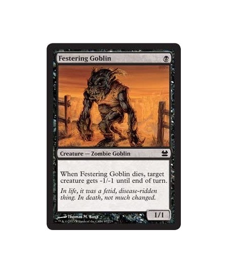 Festering Goblin (87) - Modern Masters $11.27 - Card Games