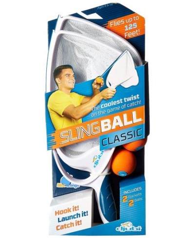 Djubi Classic - the Coolest New Twist on the Game of Catch! Slingball Classic White $29.54 - Toy Sports Products