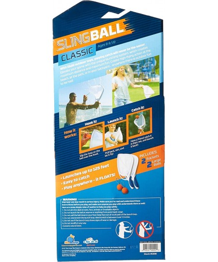 Djubi Classic - the Coolest New Twist on the Game of Catch! Slingball Classic White $29.54 - Toy Sports Products