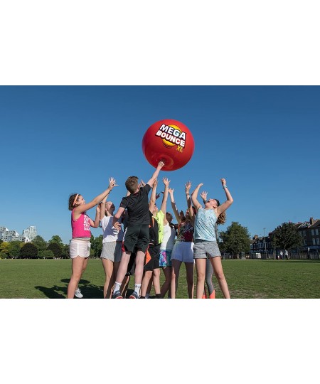 Mega Bounce XL - The World's Bounciest Inflatable Ball! Extra Large Bounce Ball for All Terrain Bounceability! Super Grip Gra...