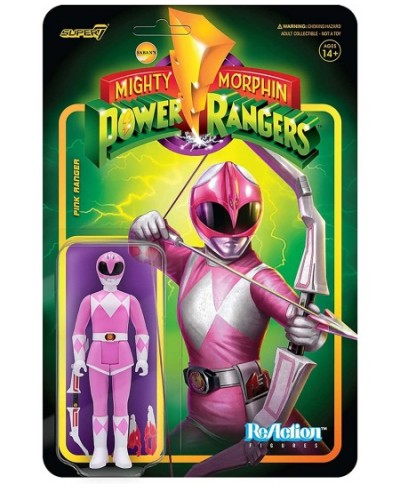 Mighty Morphin Power Rangers Pink Ranger 3.75 in Reaction Figure $27.85 - Action Figures