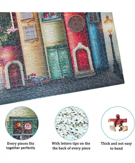 Jigsaw Puzzles 1000 Pieces for Adults Book City Fantasy Challenging Puzzle Difficult Puzzles Large Puzzle Game Toys Gift 20 x...