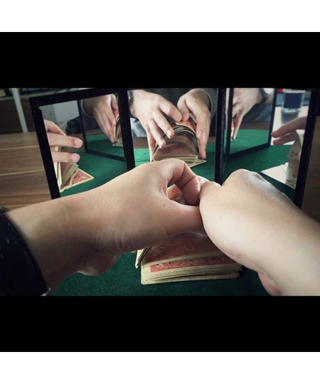 3-Way Mirror by Sean Yang Practicing Mirror for Card Magic Gimmick Illusions Magic Tricks Accessories Stage Professional Magi...