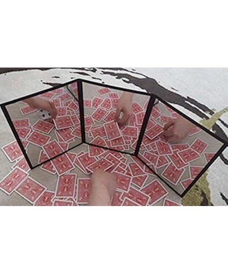 3-Way Mirror by Sean Yang Practicing Mirror for Card Magic Gimmick Illusions Magic Tricks Accessories Stage Professional Magi...