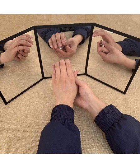 3-Way Mirror by Sean Yang Practicing Mirror for Card Magic Gimmick Illusions Magic Tricks Accessories Stage Professional Magi...