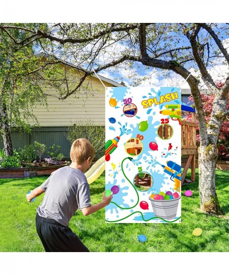 501PCS Water Balloons Toss Game and Refill Kits Colorful Balloons for Water Bomb Games Toss Game Banner for Water Balloons To...