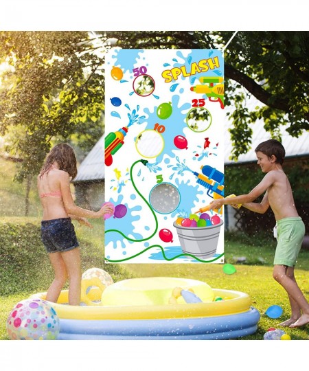 501PCS Water Balloons Toss Game and Refill Kits Colorful Balloons for Water Bomb Games Toss Game Banner for Water Balloons To...