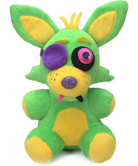 10"FNAF Toys Neon Five Nights At Freddy's Plush Foxy Cupcake Freddy Fazbear Black Light Collection Plushies Toy $42.22 - Plus...