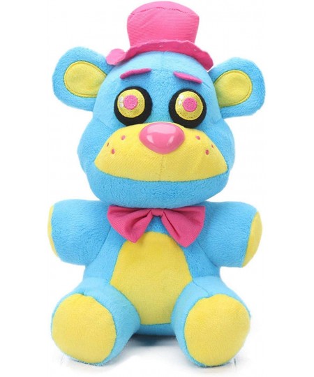 10"FNAF Toys Neon Five Nights At Freddy's Plush Foxy Cupcake Freddy Fazbear Black Light Collection Plushies Toy $42.22 - Plus...